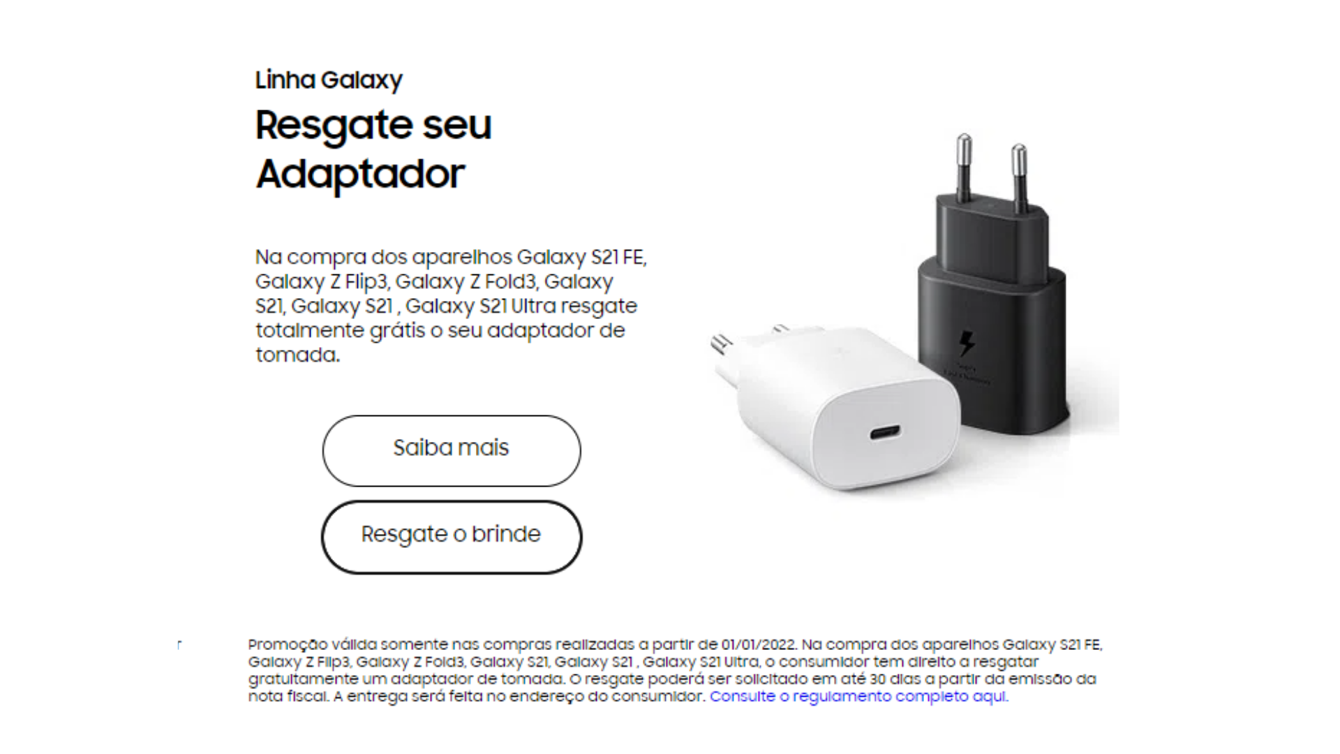 Como ganhar carregador Samsung de graça