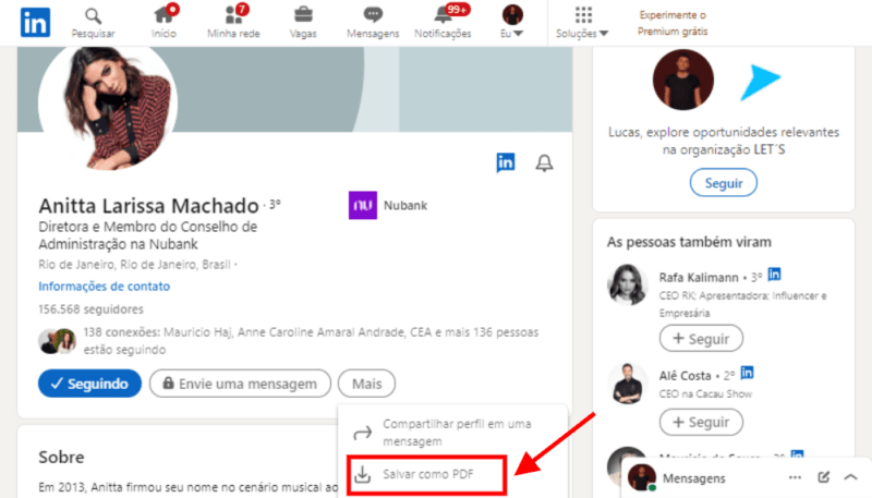 Como Baixar O Curr Culo Do Linkedin Em Pdf