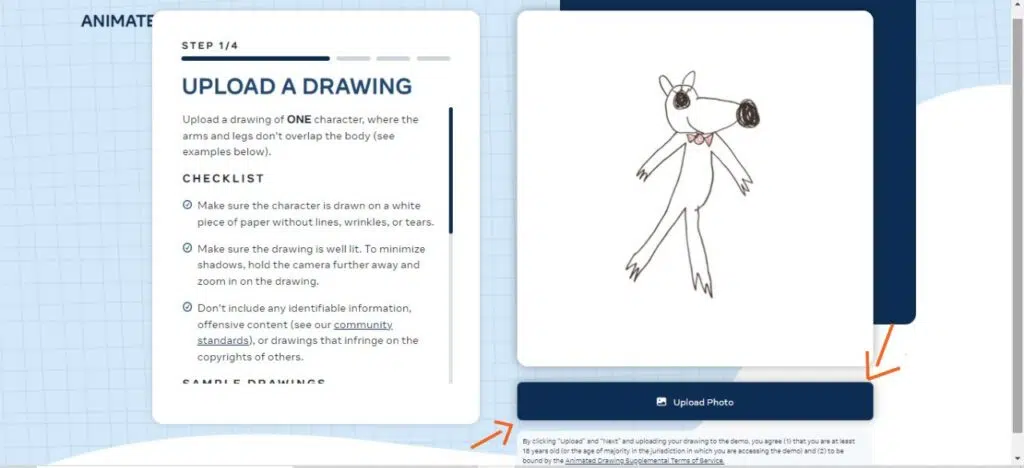 Como animar desenhos de crianças no Animated Drawings