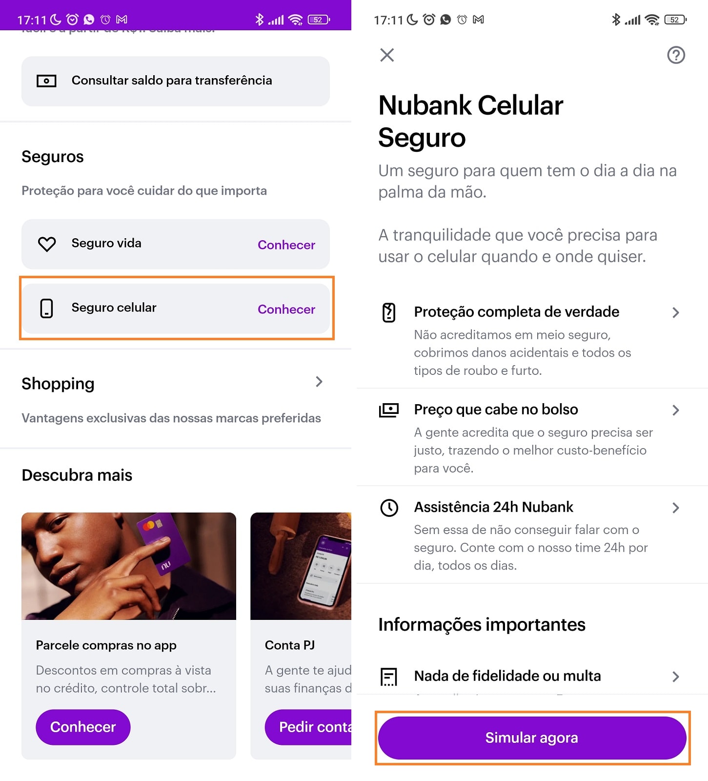 Como Funciona O Seguro De Celular Do Nubank