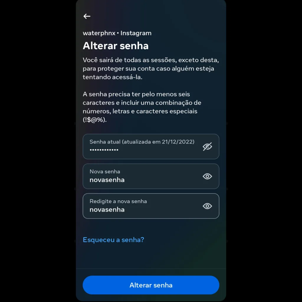 Como Mudar Ou Recuperar A Senha Do Instagram Pelo PC Ou Celular