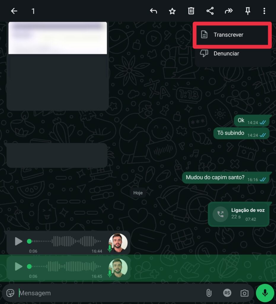 Como Transcrever Mensagem De Udio Para Texto No Whatsapp