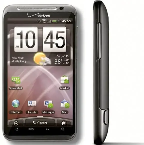 Htc thunderbolt front