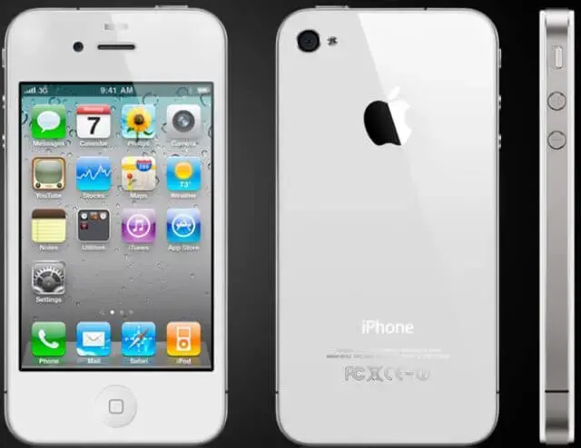 White iphone 4