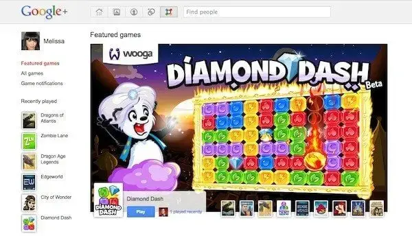 Google plus games