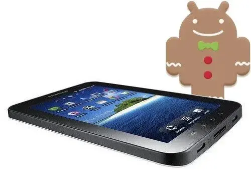 Galaxy tab gingerbread