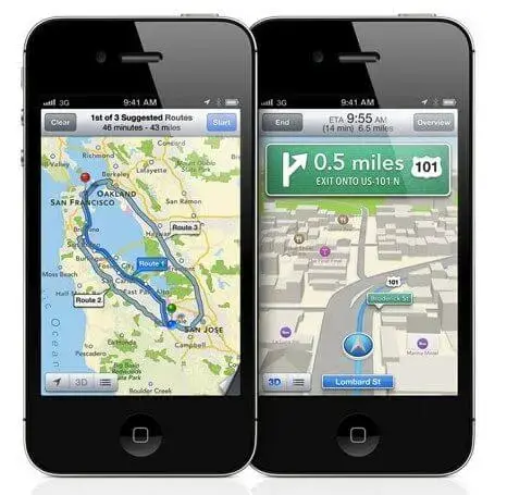 Apple ios 6 preview maps