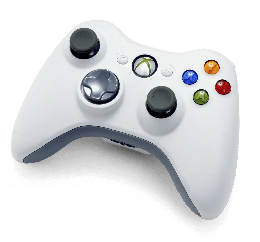 Xbox 360 white wireless controller