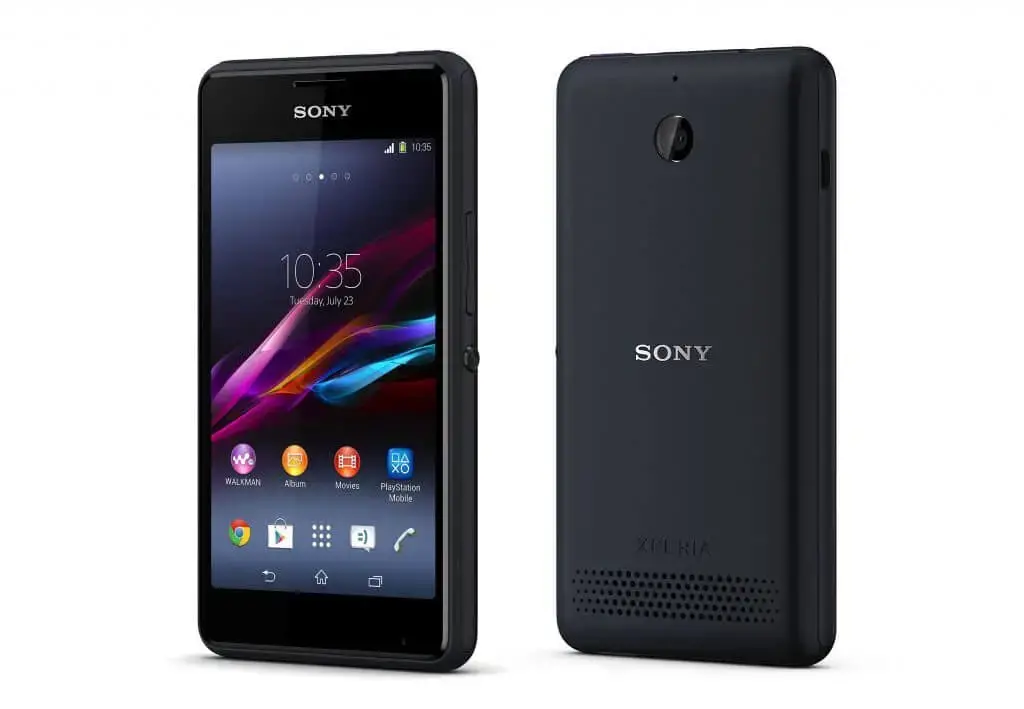 Smartphone xperia e1 da sony reprodução