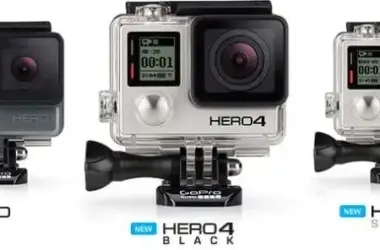 Gopro hero4 back silver