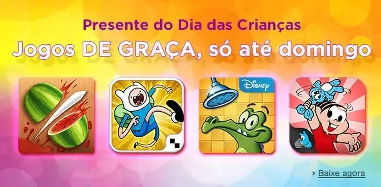 Amazon jogos gratis dia das criancas