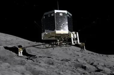 Modulo sonda espacial philae rosetta