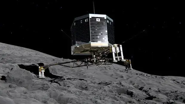 Modulo sonda espacial philae rosetta