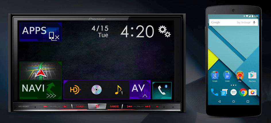 Android auto pioneer