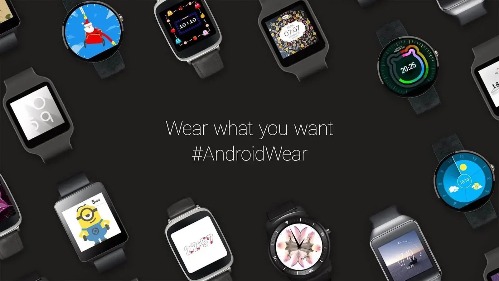 Android wear watch faces official