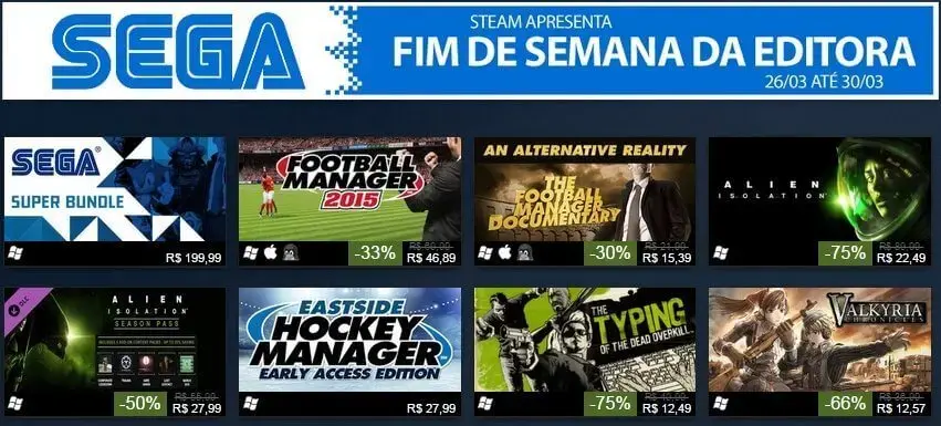 Fim de semana sega