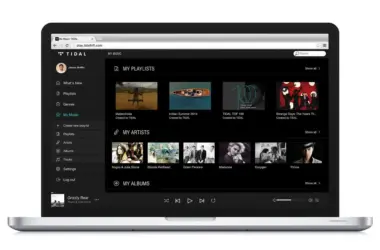 Tidal webplayer mymusic