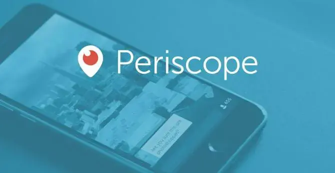 Twitter app periscope transmissao video