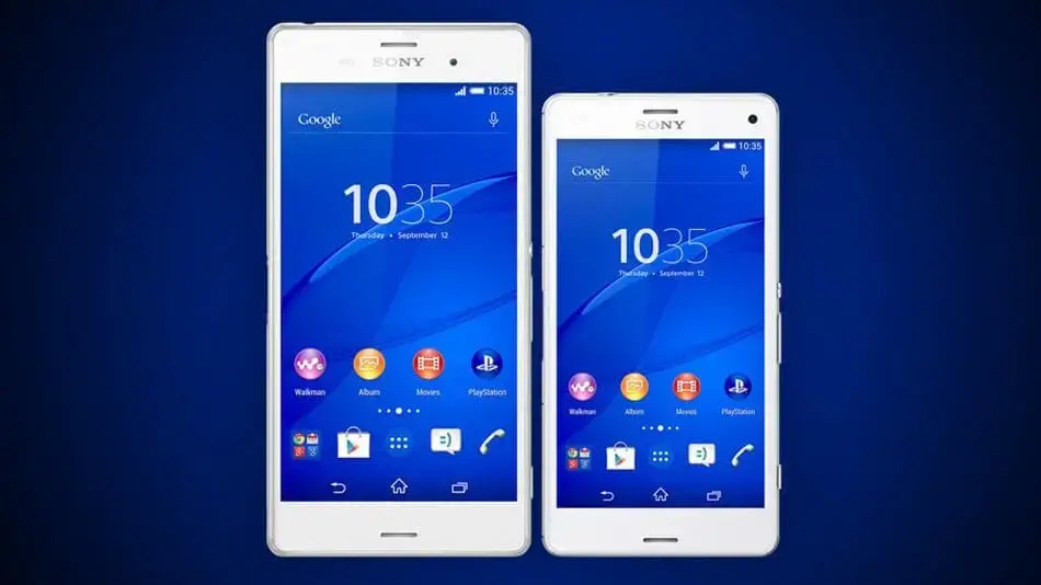 Xperia z3 and xperia z3 compact