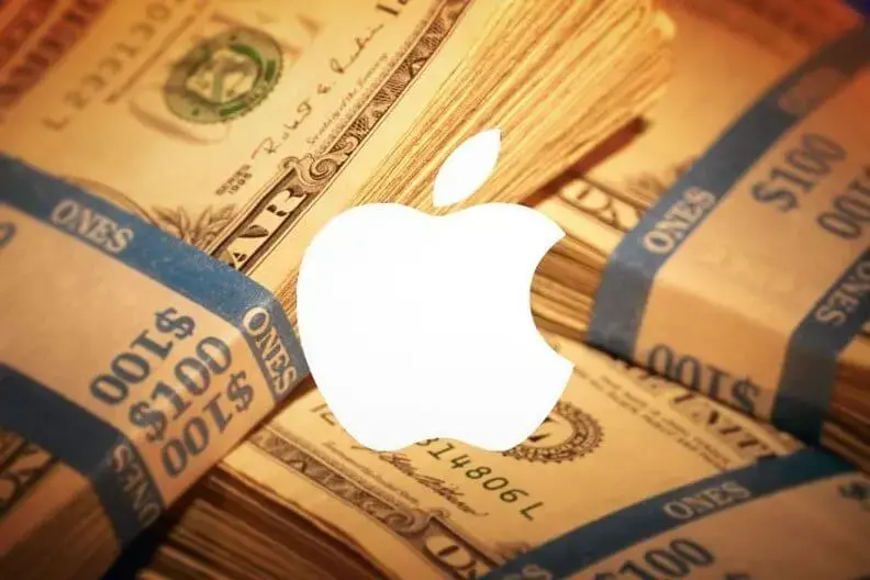 Smt apple money white logo