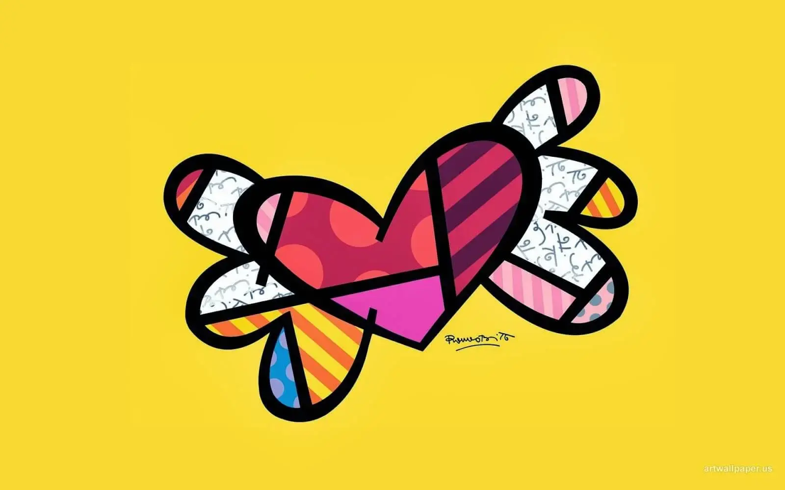 Smt romero britto quadro