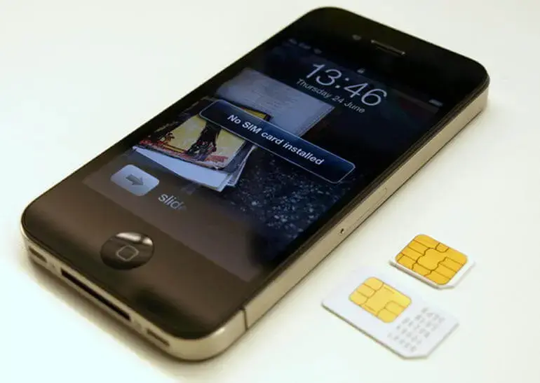 Sim card iphone