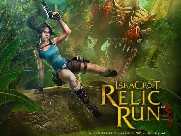 Gaming lara croft relic run artwork