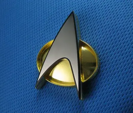 F3ba star trek tng communicator badge