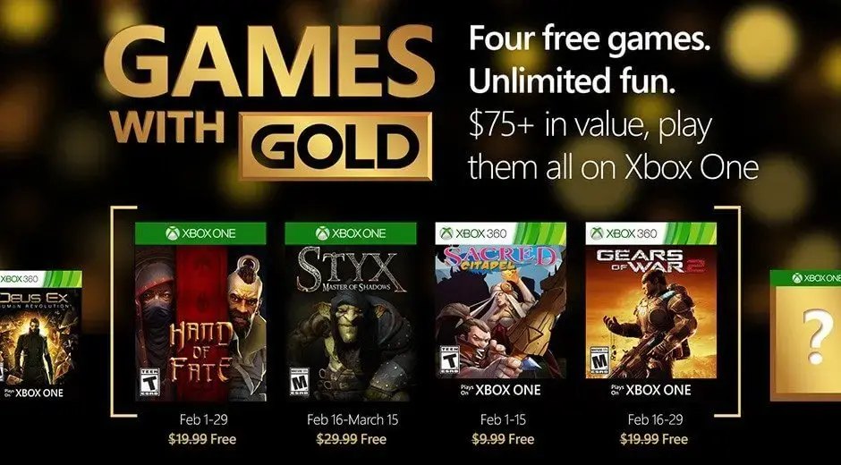 Jogos grtis fevereiro 2016 xbox live gold february 2016