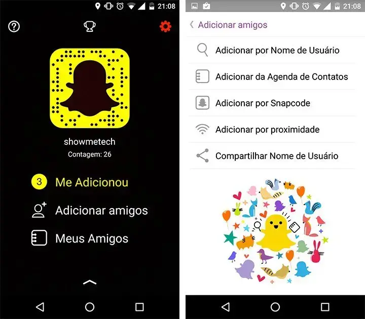 Snapchat url usuario