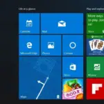 New start menu