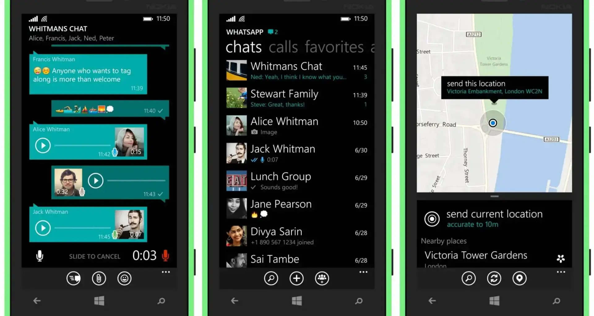 Whatsapp windows phone