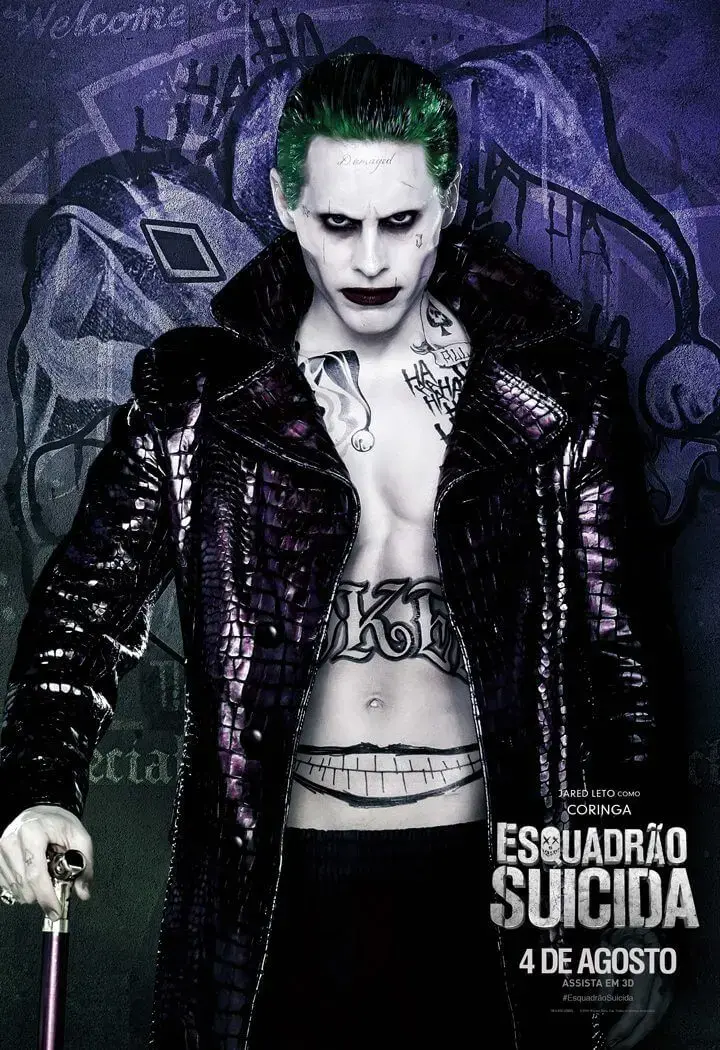 Esquadrao suicida character art coringa