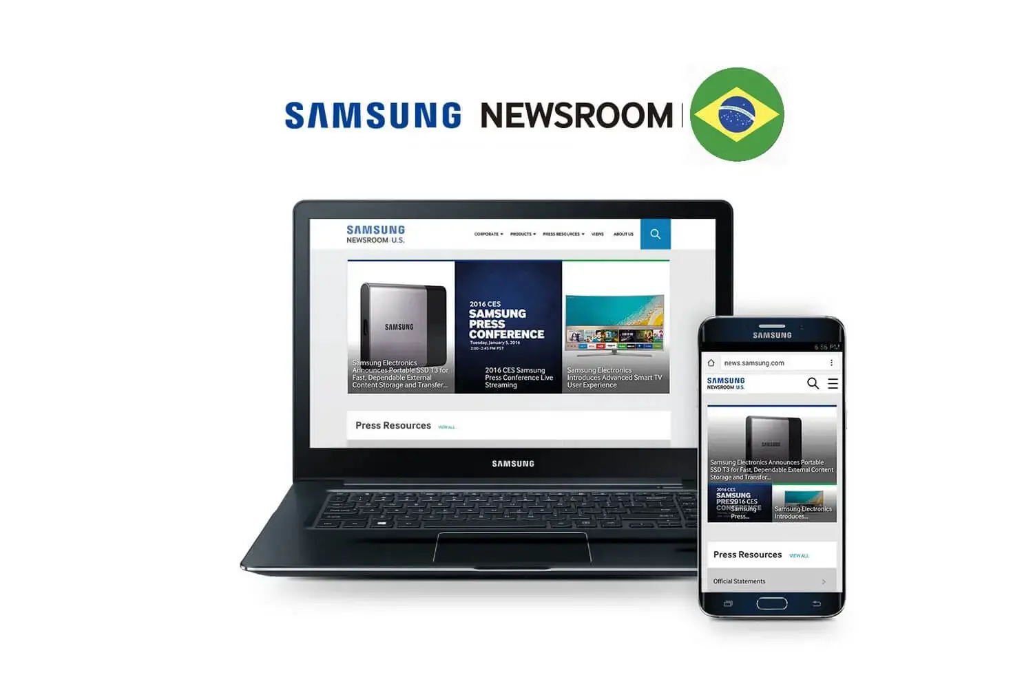 Samsung newsroom brasil capa