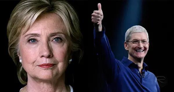 Tim cook hillary clinton