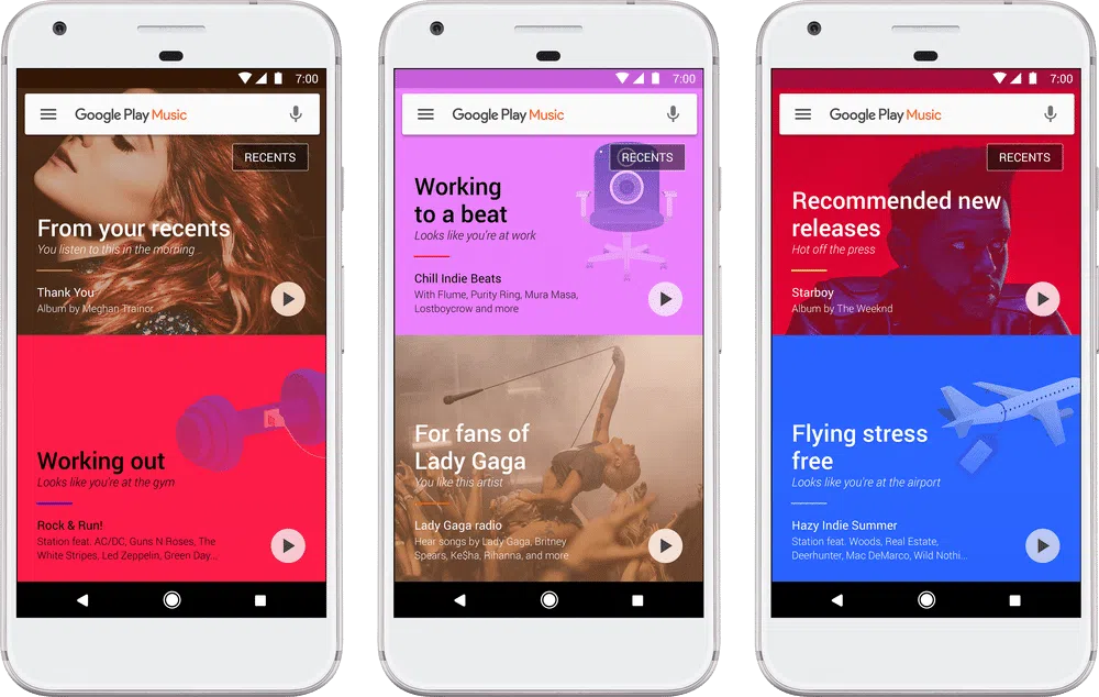 Novo google play music