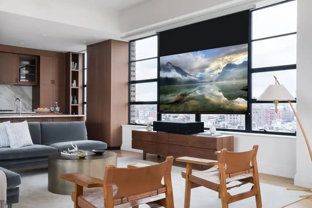 Sony projector living angle