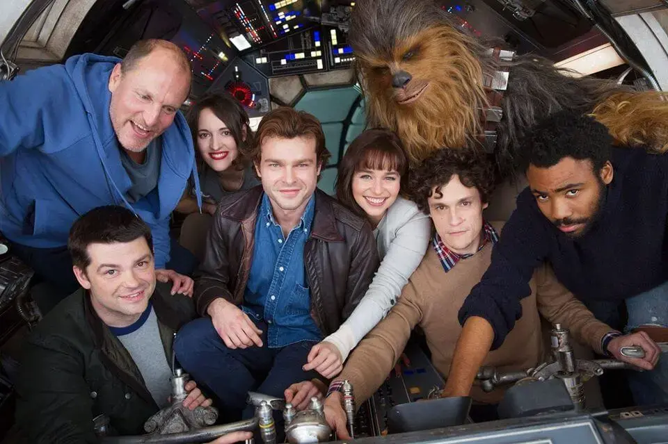 Filme de han solo primeira foto