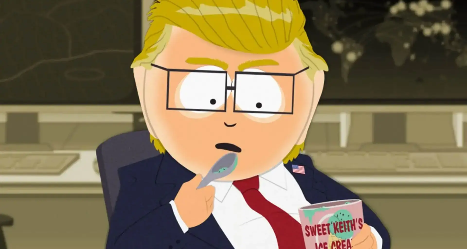 Garrison trump south park not funny