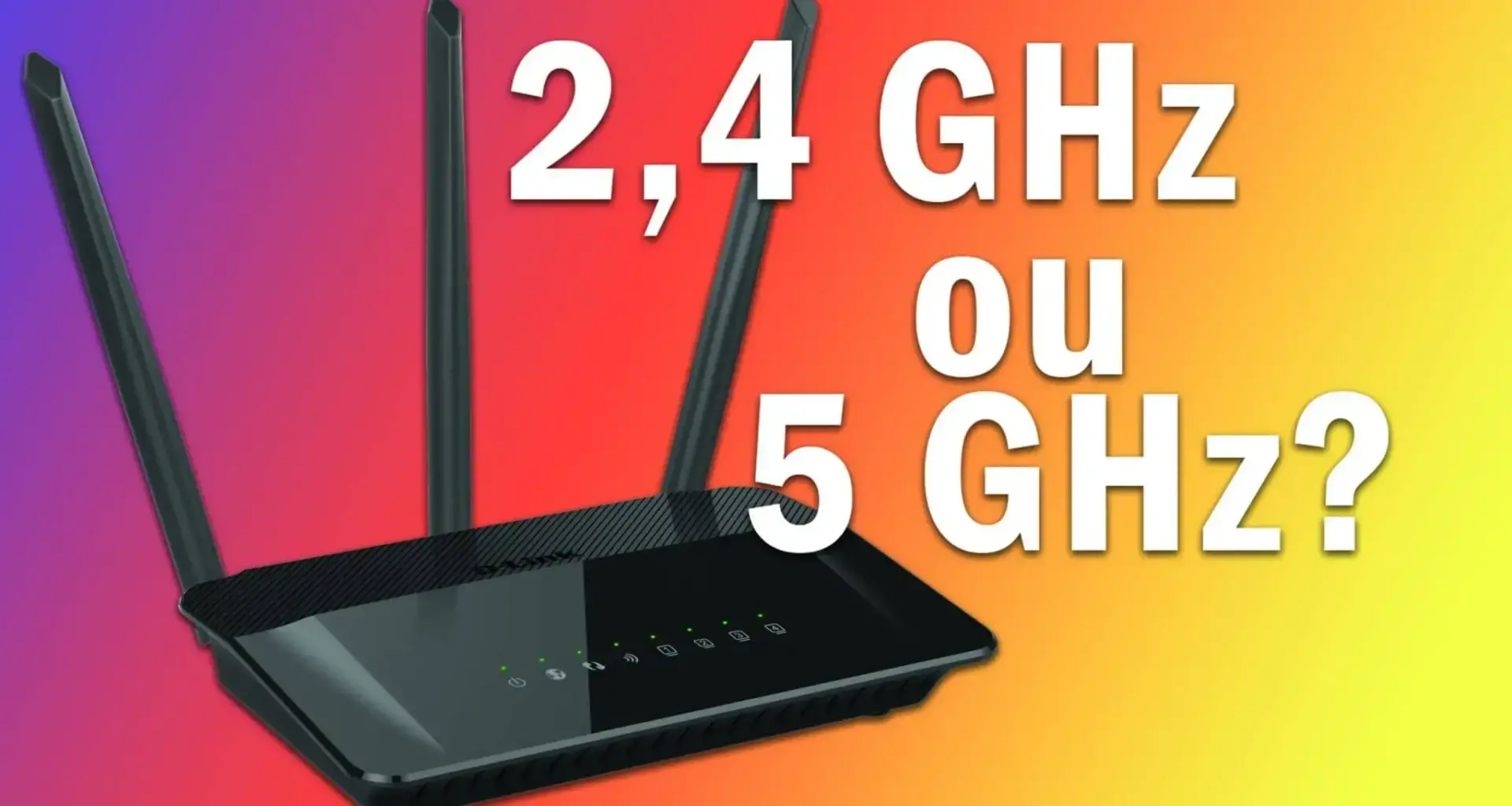 2. 4ghz ou 5ghz roteadores vs 1