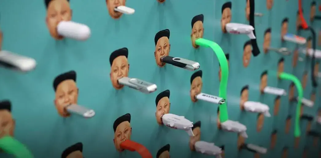 Pendrive coreia do norte