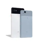 Pixel 2 xl black  white and pixel 2 kinda blue