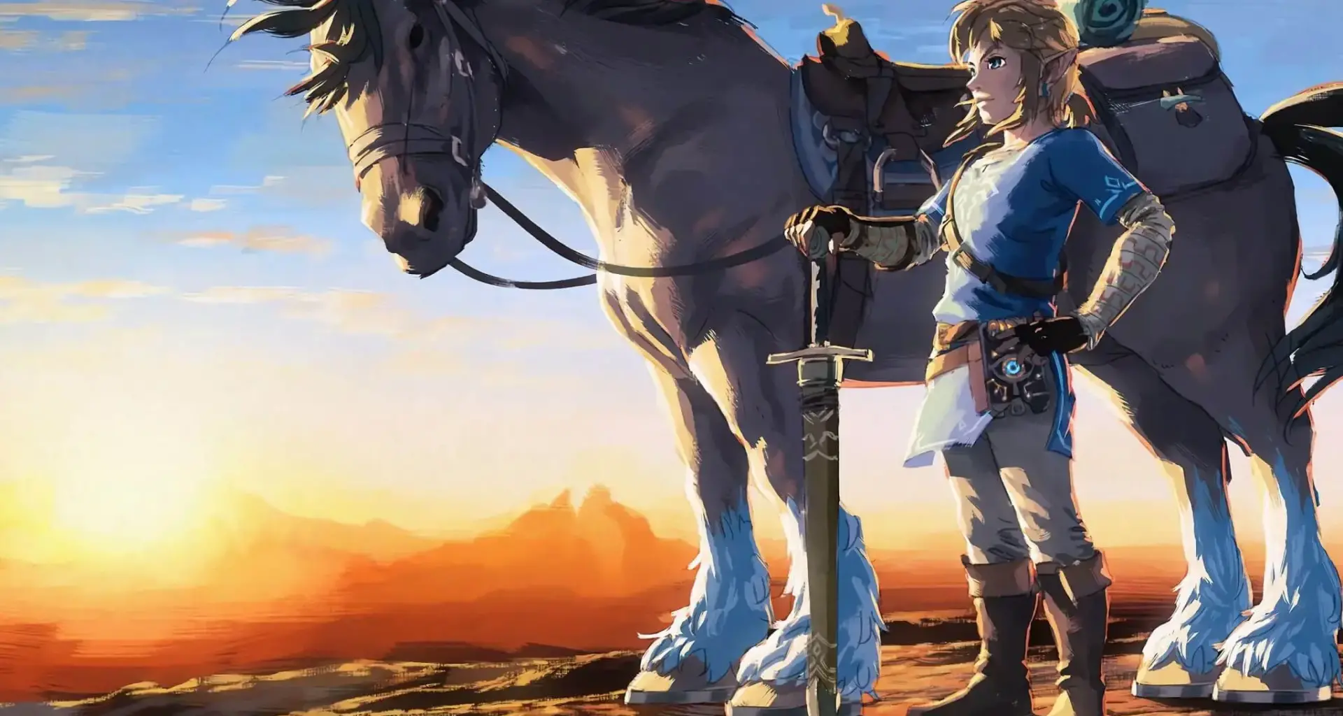 The legend of zelda artwork image 2880x1800