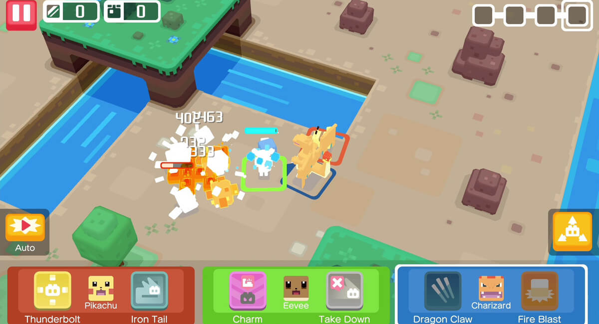 Pokémon quest é lançado para sistemas android e ios. A versão para android e ios de pokemon quest já está disponível. No game os jogadores exploram a ilha tumblecube, a fim de encontrar tesouros e encontrar 150 pokemon da geração original.