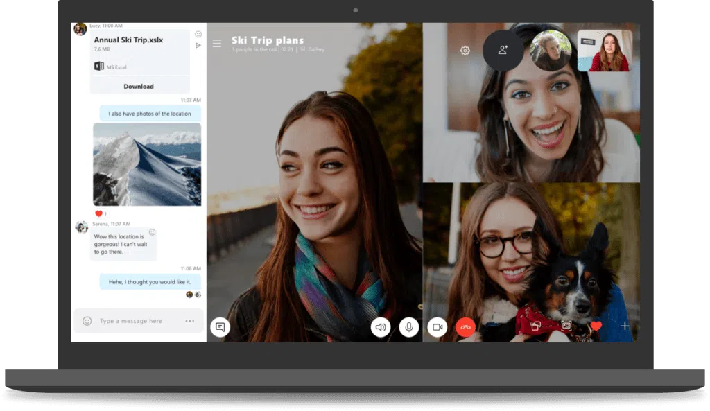 Skype version 8 blog 1024x593