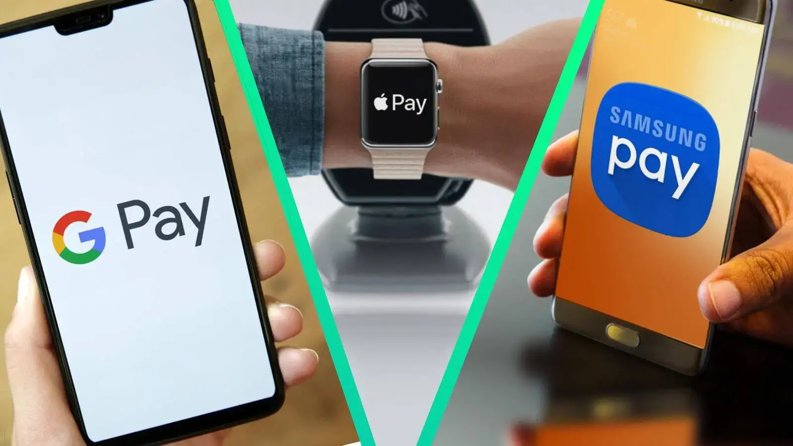 Applepay samsung pay googlepay 2