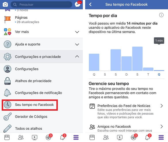 Saiba como ver quanto tempo voc  passa por dia no Facebook - 21