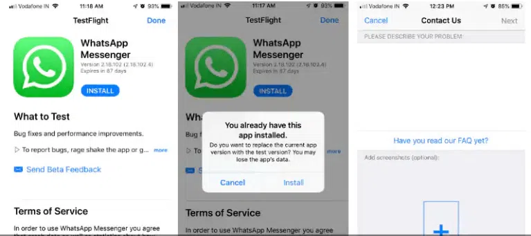 Foto ilustrativa que ensina como uma pessoa pode aderir ai whatsapp beta no iphone