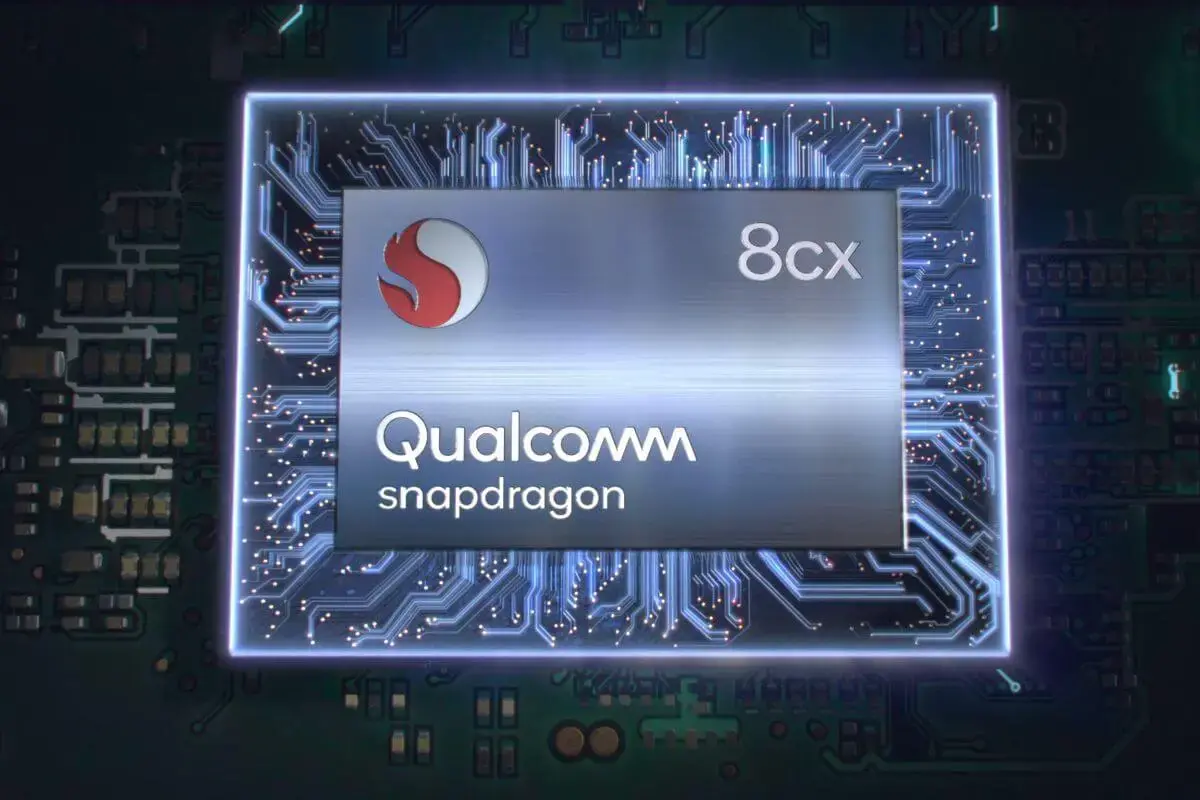 Qualcom snapdragon 8cx chip render. 0