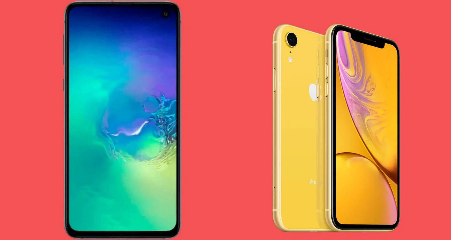 Galaxy s10e v iphone xr